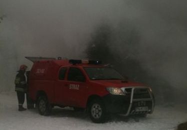 Dym - pożar pod Koninem - Beata Pieczyńska