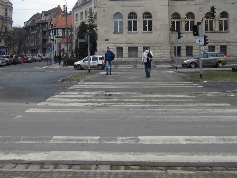 Przejście dla pieszych - św. Marcin - Adam Michalkiewicz