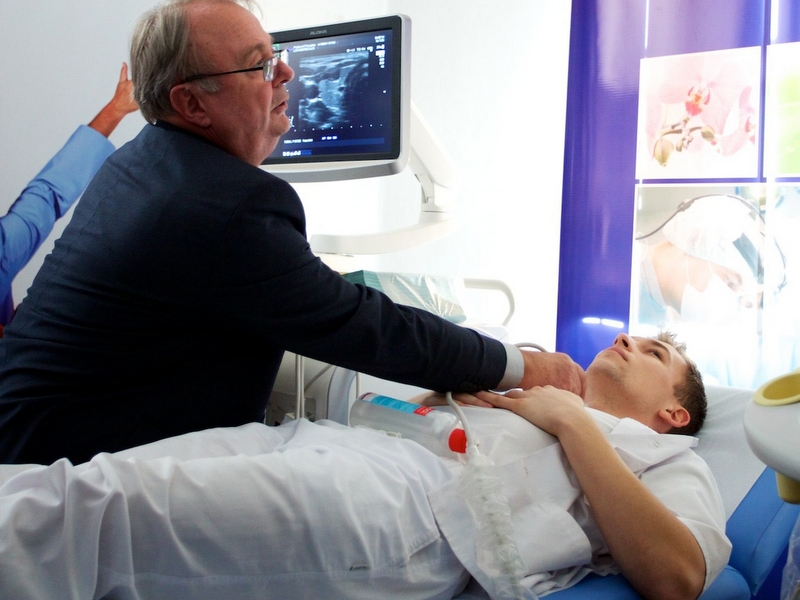 Ultrasonograf z Leszna