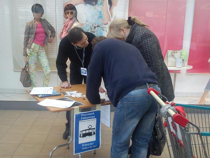 Przystanek Folwarczna - zbieranie - Przystanek Folwarczna