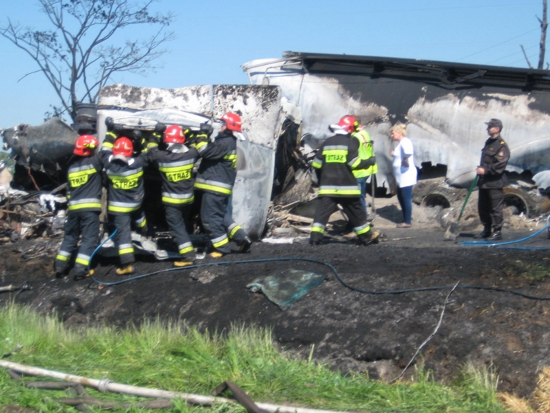 Wypadek dk 36 Krotoszyn - spalone - Jacek Marciniak - Radio Merkury