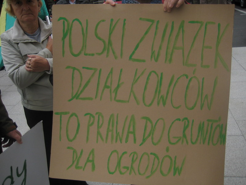 protest działkowców (2) - Jacek Butlewski