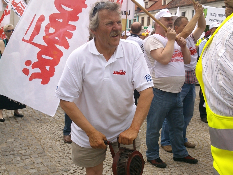 Demonstracja Solidarności Konin - Emilia Chudzińska