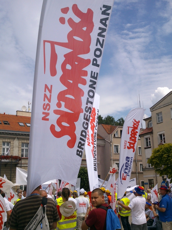 Demonstracja Solidarności w Koninie - Emilia Chudzińska