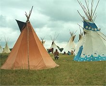 Indianie - obozowisko - Archiwum Radia Merkury