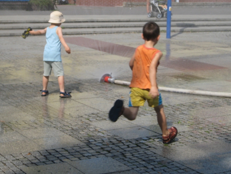 Kurtyna wodna - Piła - Wiesława Pinkowska