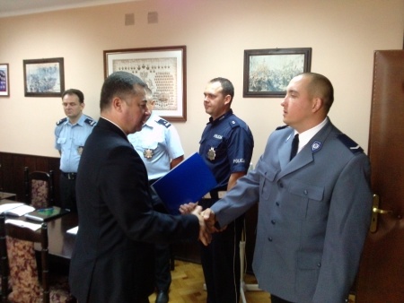 nagrodzony_policjant_poscigowiec - KMP w Kaliszu