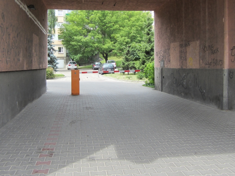 Brama na parking, Wilda - Adam Michalkiewicz