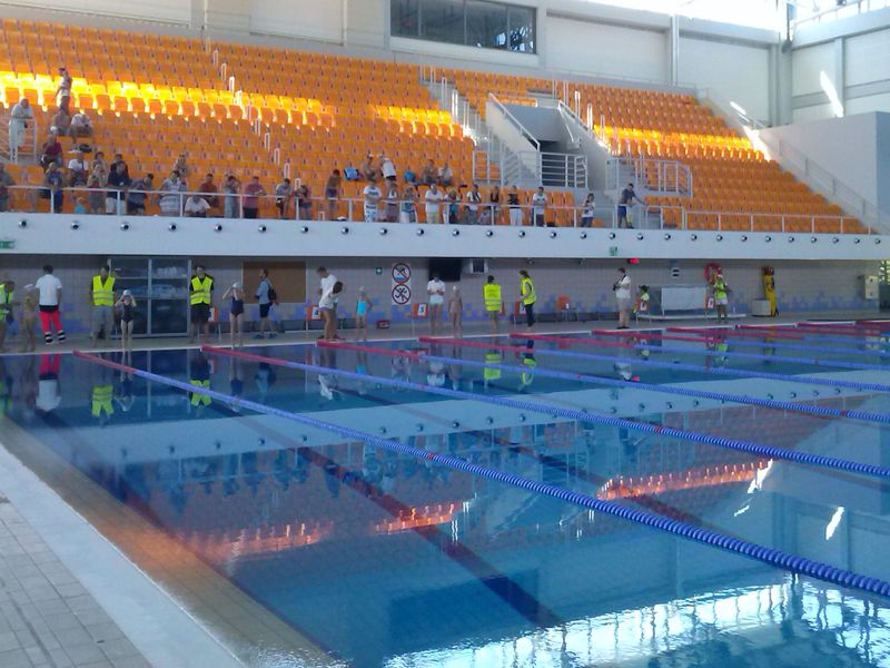 młodzi zawodnicy Mini Poznań Triathlon - etap pływacki - LOTTO POZnan* Triathlon