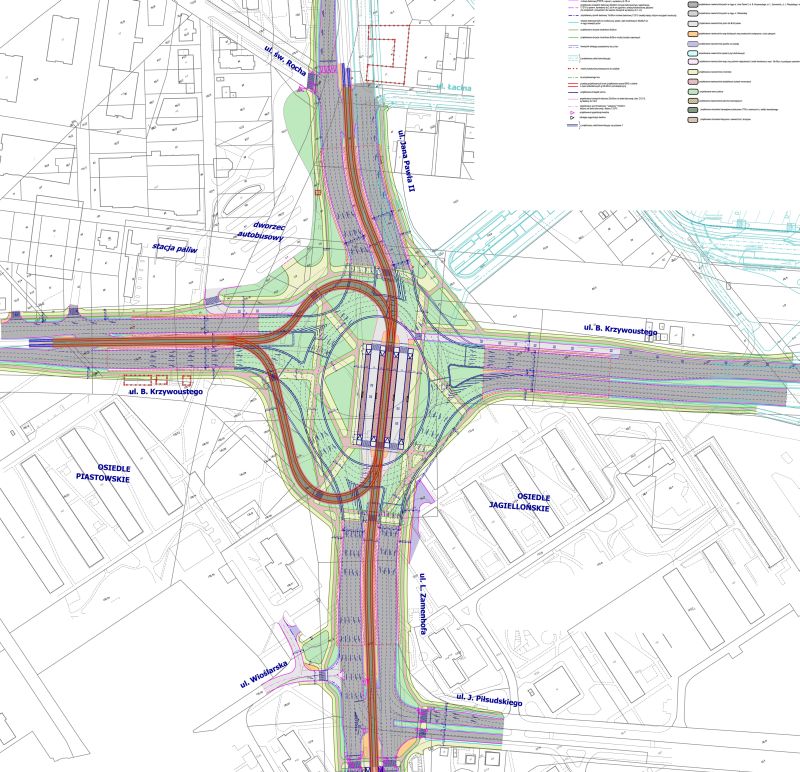 rondo rataje plan - ZDM Poznań