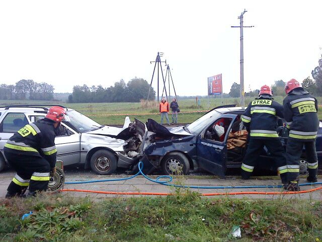wypadek ćwiczenia policja - Iwona Krzyżak