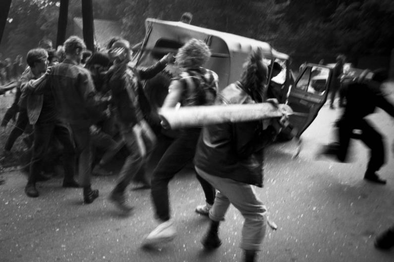 Bitwa z policją w Jarocinie - Mariusz Forecki