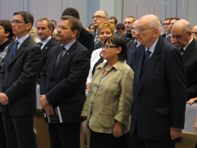 prof. Władysław Bartoszewski w WSNHiD - Wojciech Chmielewski