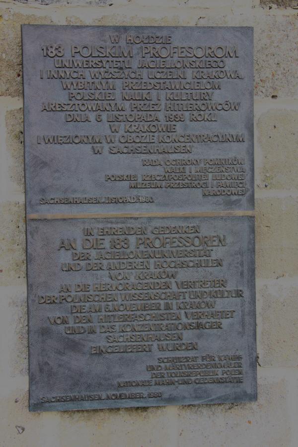 Znicze pamięci zapalone w  Berlinie - Plotzensee i obozie koncentracyjnym  Sachsenhausen 