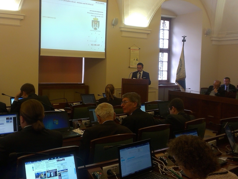 sesja rady miasta 2013 b - Adam Michalkiewicz