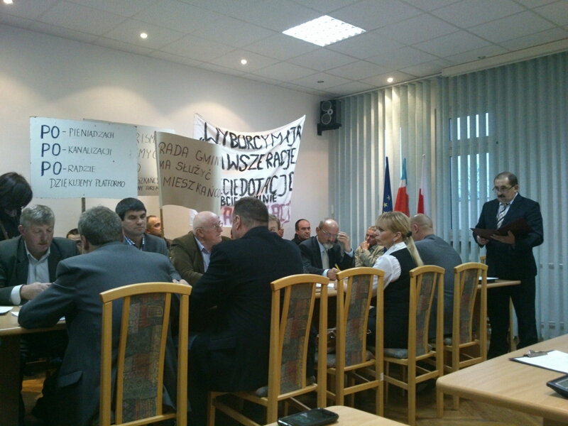 pikieta ws. kanalizacji Turek (5) - Emilia Chudzińska