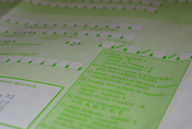 zwolnienie lekarskie druk 3 - TomFoto