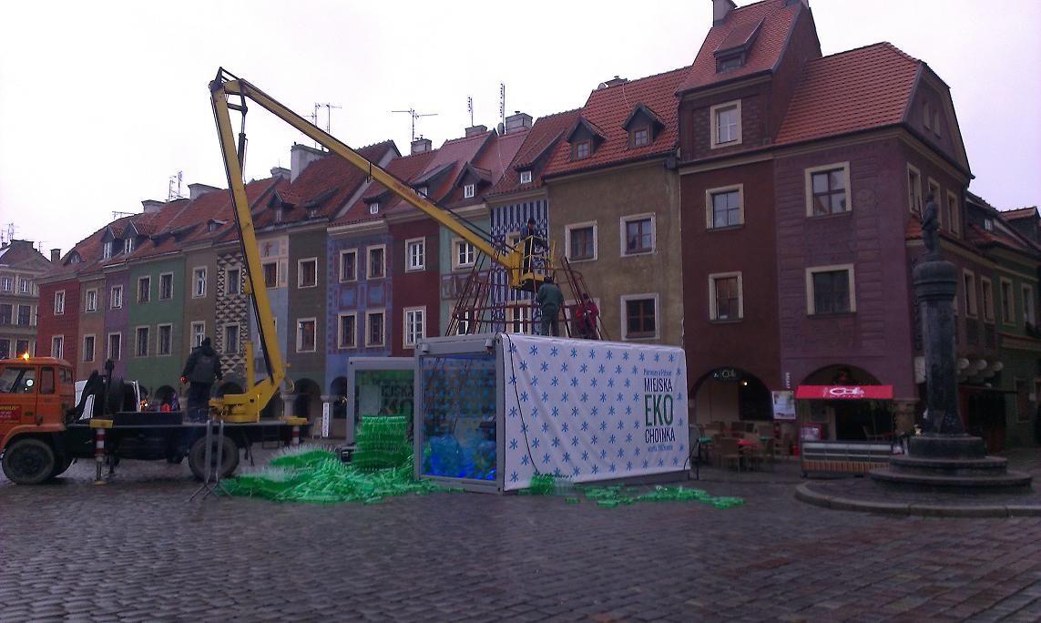 rozbiórka choinki miejskiej - Adam Michalkiewicz