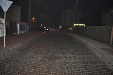 miejsce tragicznego wypadku - Policja/Międzychód