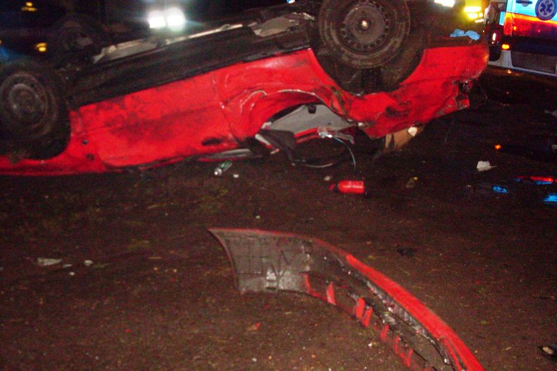 wypadek w weglewie - Policja/Konin