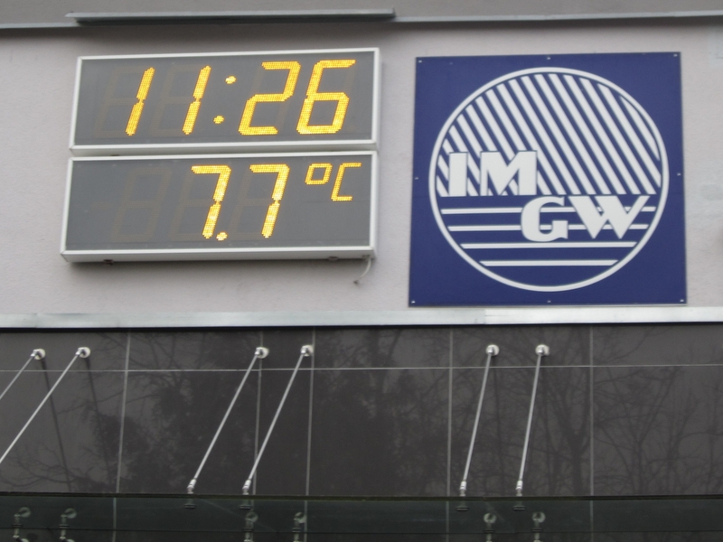 pogoda imgw temperatura cieplo - Radio Merkury