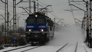 pociag jedzie zima - PKP