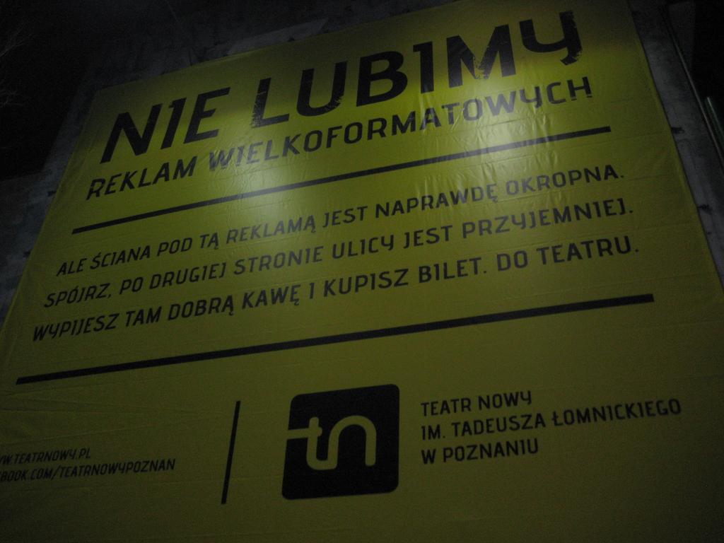 plakat Teatr Nowy - Jacek Butlewski