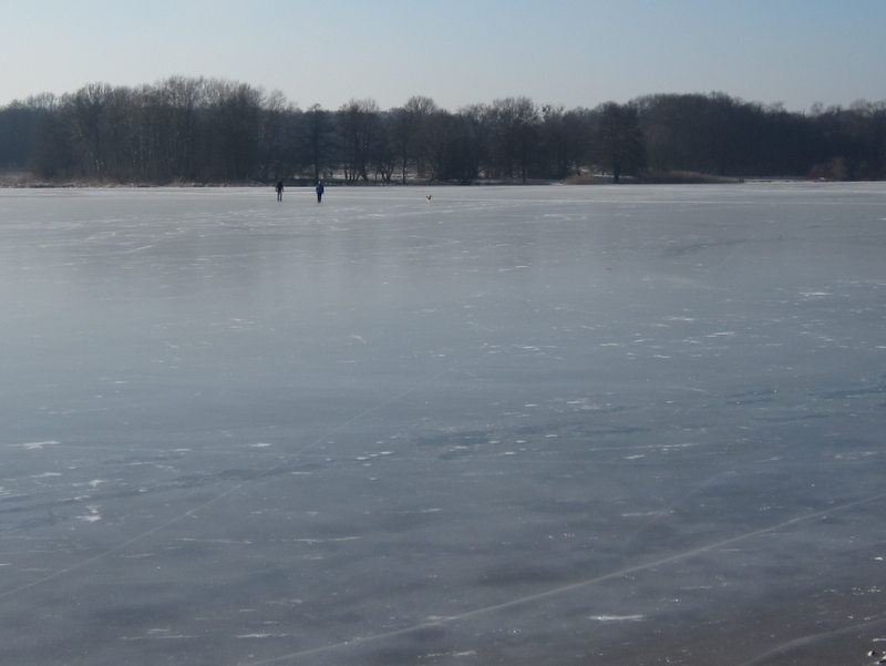 lodowisko Rusałka zamarznięte lód 1 - Adam Michalkiewicz
