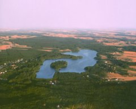 Jezioro - wyspa Edwarda - gmina Zaniemyśl