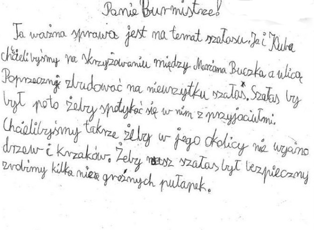 list w szalasu - UM Lubonia