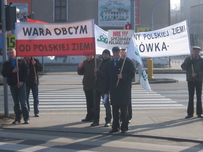 pikieta rolnikow w gnieznie - Rafał Muniak