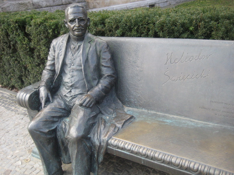 Ławeczka Święcickiego - Jacek Butlewski