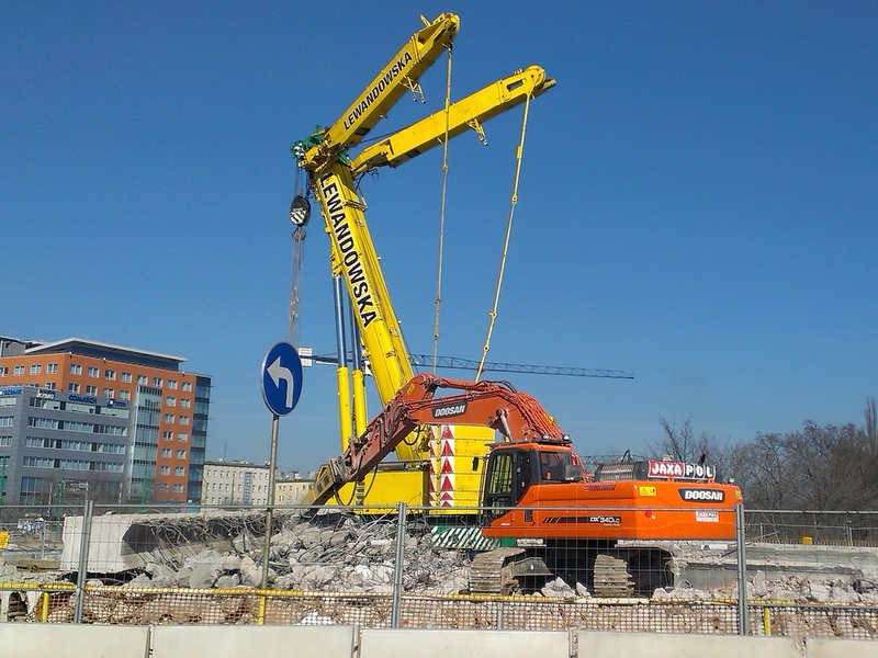 Kaponiera Most Uniwersytecki budowa (4) - Adam Michalkiewicz