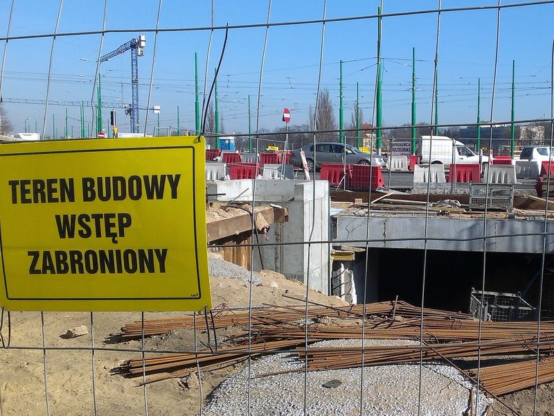 Kaponiera Most Uniwersytecki budowa (8) - Adam Michalkiewicz