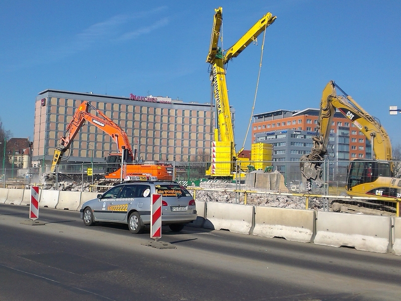 Kaponiera Most Uniwersytecki budowa - Adam Michalkiewicz