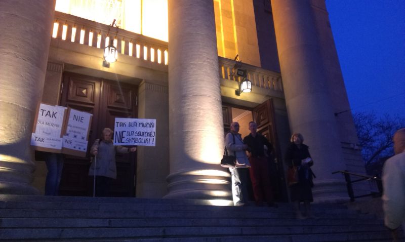 protest opera chór - Adam Michalkiewicz