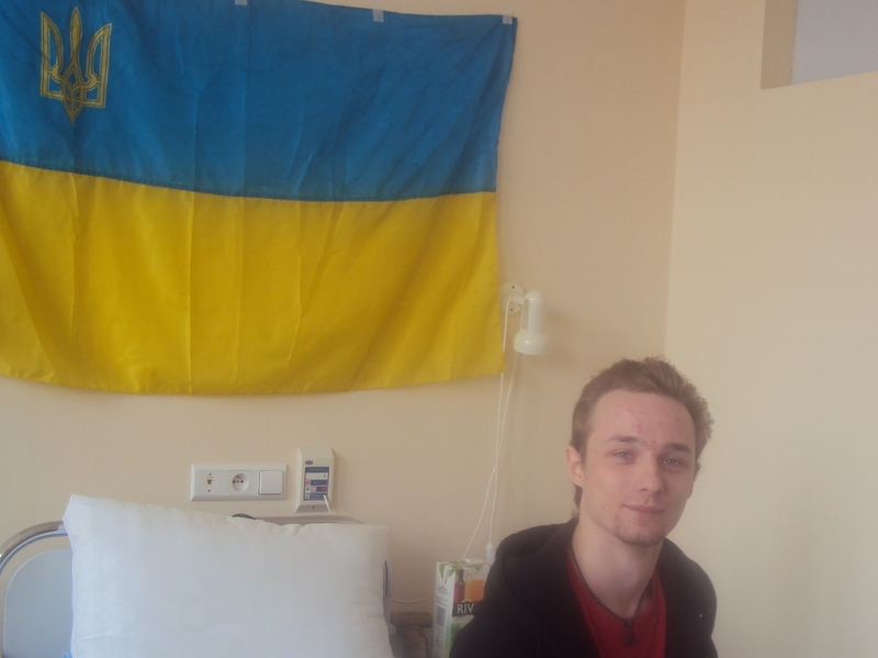 ukrainiec na leczeniu - Maciej Kluczka