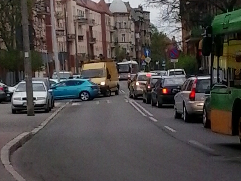 dojazd na parking targowy korki - Aleksandra Włodarczyk