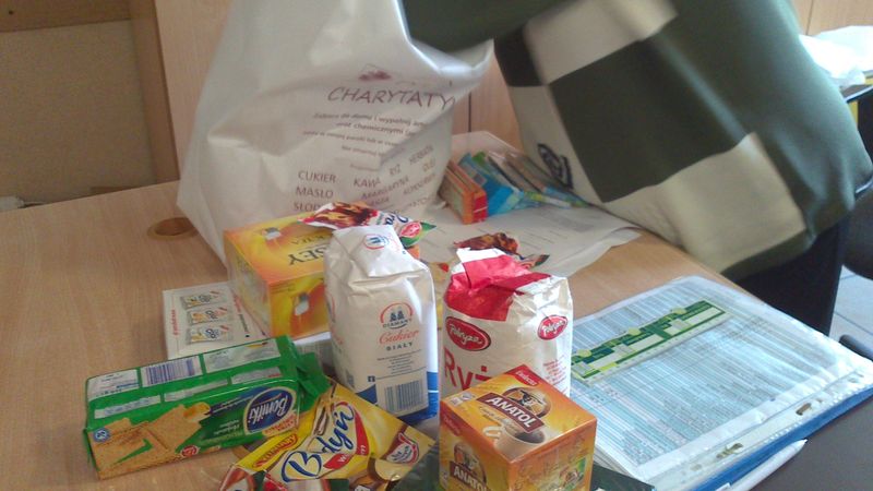 caritasowa zbiorka - Wojciech Chmielewski