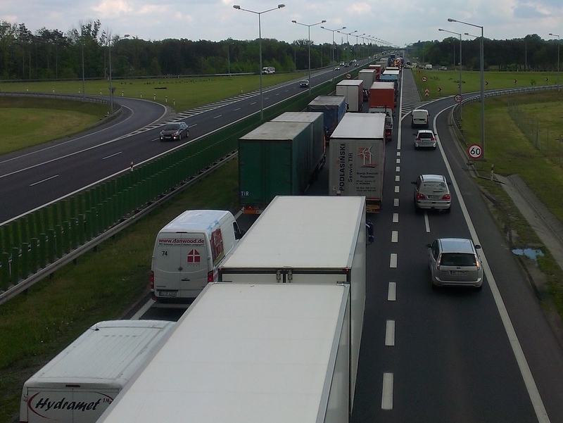 autostrada korek - Adam Michalkiewicz