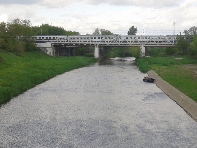 cybina rzeka woda motorowka - Szymon Mazur