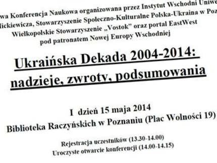 ukrainska dekada - Ukraińska Wiosna