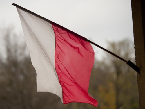 Flaga polska - Przemek Modliński