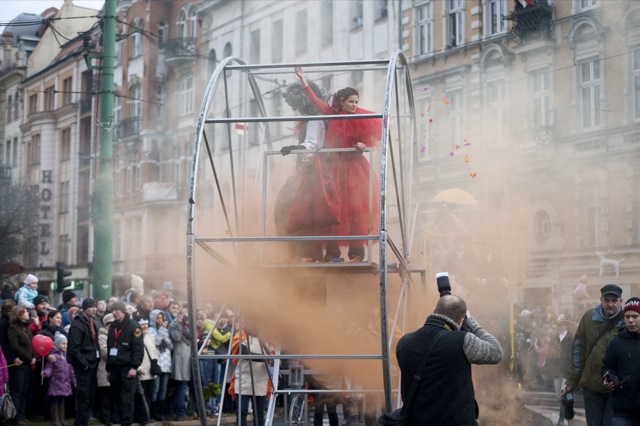 Urodziny ulicy Św. Marcin - korowód - Przemek Modliński