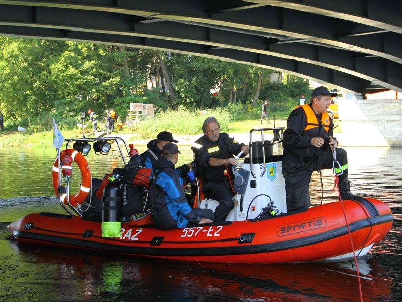 poszukiwania topielców - KP PSP w Pile 
