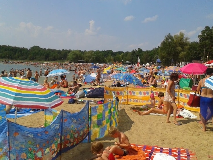 skorzecin plaża tłum - Tomasz Sosnowski