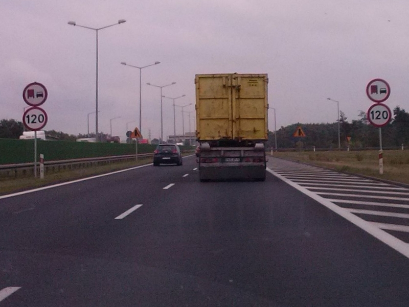 autostrada A2 ograniczenie prędkości - Adam Sołtysiak