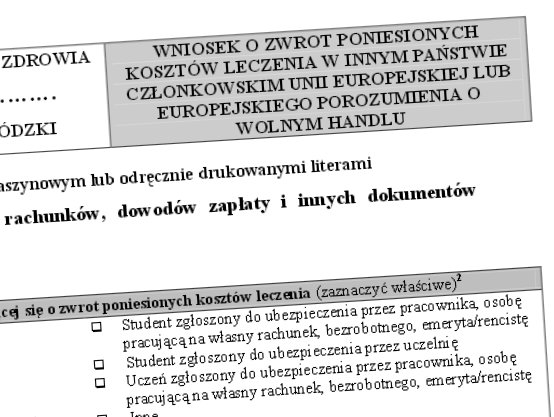 wniosek do nfz leczenie za granica - NFZ