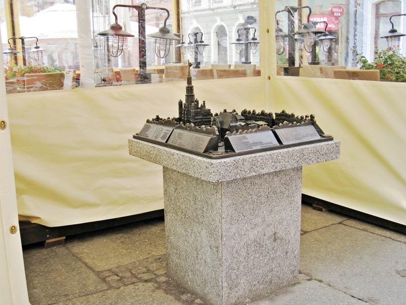 makieta starego rynku w zabudowie1 - Henryk Lubawy 