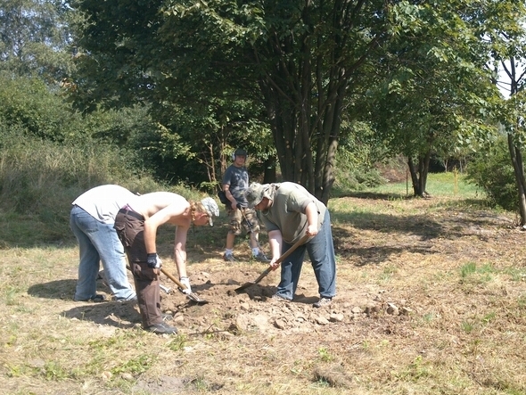 cmentarz w strzalkowie porządki - Emilia Chudzińska